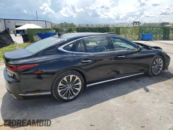 2023 Lexus LS 500 z VIN JTHD51FF7P5018625, wystawiony jako Copart lot #60821404 z przebiegiem 10 775 mil mil oraz Szkoda całkowita • Salvage title. Historia ofert i sprzedaży dostępna na DreamBid. Obrazek 3.