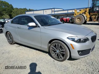 2020 BMW 2 Series 230i with VIN WBA2J1C06L7E79656, listed as a Copart auction lot 74909234 with 50,931 mi miles and Salvage Title. Bid and sale history available at carsss.com. Image 4.