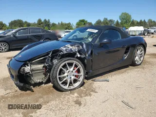 2014 Porsche 718 Boxster S z VIN WP0CB2A89ES141538, wystawiony jako Copart lot #56360645 z przebiegiem 47 893 mil mil oraz Szkoda całkowita • Salvage title. Historia ofert i sprzedaży dostępna na DreamBid. Obrazek 1.