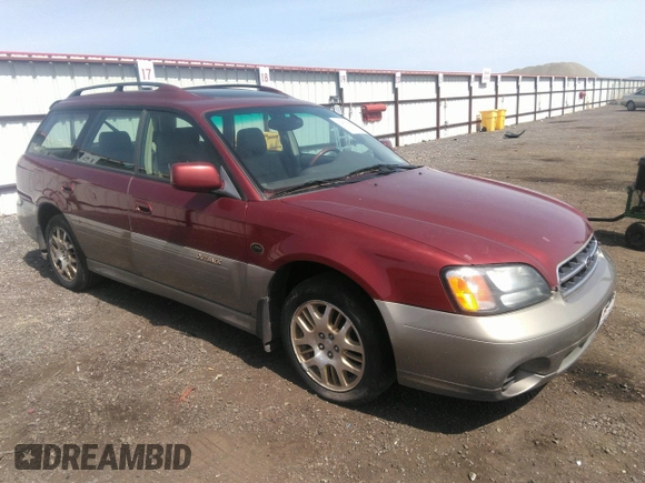 2002 Subaru Legacy Outback L.L. Bean with VIN 4S3BH806427664591, listed as a IAAI auction lot 40529010 with 170,089 mi miles and . Bid and sale history available at DreamBid. Image 1.
