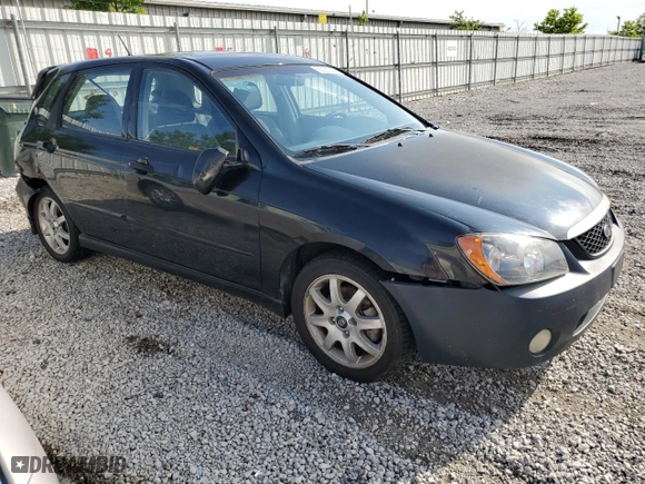 2005 Kia Spectra with VIN KNAFE161155153320, listed as a Copart auction lot 55231794 with 149,492 mi miles and Salvage Title. Bid and sale history available at carsss.com. Image 4.