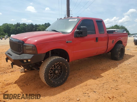 1999 Ford F-250 XL with VIN 1FTNX21L6XEB55705, listed as a Copart auction lot 55469505 with 234,416 mi miles and Salvage title. Bid and sale history available at DreamBid. Image 1.