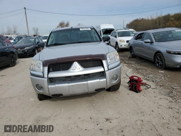 2007 Mitsubishi Raider LS z VIN 1Z7HT28K67S217597, wystawiony jako Copart lot #79767304 z przebiegiem 110 743 mil mil oraz Szkoda całkowita • Salvage title. Historia ofert i sprzedaży dostępna na DreamBid. Obrazek 5.