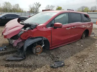 2022 Honda Odyssey Touring z VIN 5FNRL6H8XNB044219, wystawiony jako Copart lot #54767665 z przebiegiem 68 965 mil mil oraz Szkoda całkowita • Salvage title. Historia ofert i sprzedaży dostępna na DreamBid. Obrazek 1.