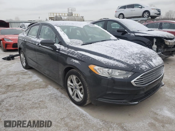 2018 Ford Fusion SE with VIN 3FA6P0H72JR106657, listed as a Copart auction lot 45039445 with 77,893 mi miles and Salvage Title. Bid and sale history available at carsss.com. Image 4.