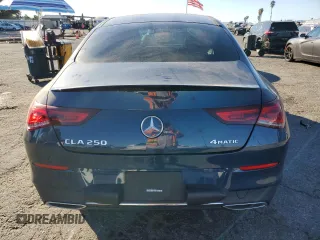 2021 Mercedes-Benz CLA with VIN W1K5J4HB6MN158079, listed as a Copart auction lot 80129504 with 15,222 mi miles and Salvage Title. Bid and sale history available at carsss.com. Image 6.