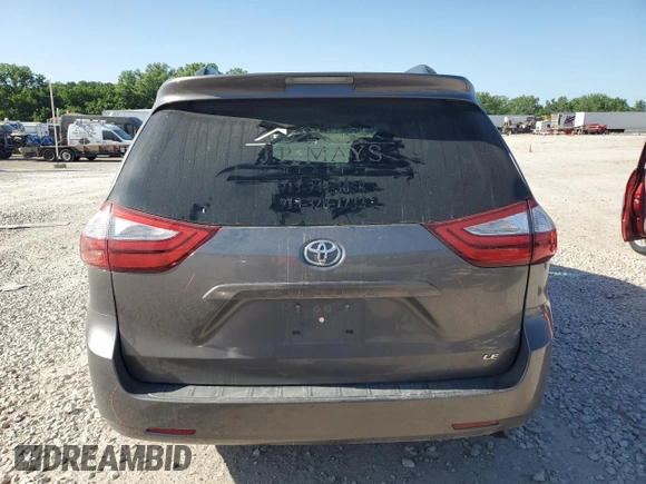 2016 Toyota Sienna LE AAS с VIN 5TDKK3DC8GS755476, выставлен на аукционе Copart как лот 56951595 с пробегом 228 678 миль миль и Списание • Salvage title. История ставок и продаж доступна на DreamBid. Изображение 6.