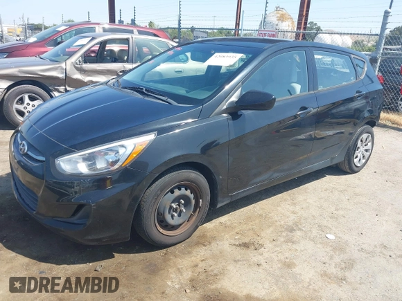 2016 Hyundai Accent SE with VIN KMHCT5AE9GU290670, listed as a IAAI auction lot 42083935 with 188,173 mi miles and . Bid and sale history available at carsss.com. Image 18.
