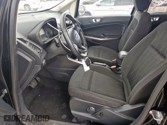2019 Ford EcoSport SE with VIN MAJ6S3GL0KC259858, listed as a Copart auction lot 56474165 with 56,903 mi miles and Salvage Title. Bid and sale history available at DreamBid. Image 7.