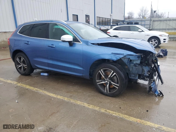 2019 Volvo XC60 R-Design with VIN LYVA22RM1KB278556, listed as a Copart auction lot 84701704 with 50,721 mi miles and Non Repairable. Bid and sale history available at carsss.com. Image 4.