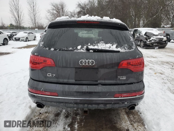 2014 Audi Q7 3.0L with VIN WA1CGCFE6ED017070, listed as a Copart auction lot 86173654 with 199,811 mi miles and Salvage Title. Bid and sale history available at carsss.com. Image 6.