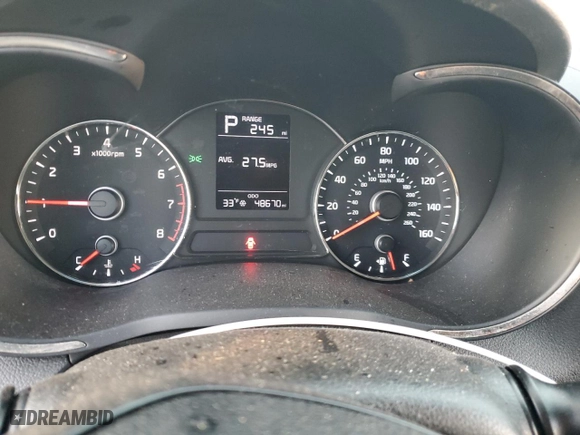 2017 Kia Forte LX with VIN 3KPFK4A77HE038674, listed as a Copart auction lot 89101885 with 48,670 mi miles and Salvage Title. Bid and sale history available at carsss.com. Image 9.