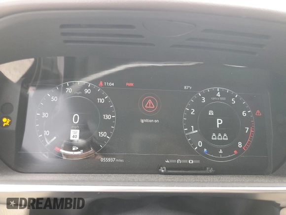 2019 Land Rover Range Rover Sport HSE with VIN SALWR2RV9KA833571, listed as a Copart auction lot 51387475 with 55,937 mi miles and Salvage title. Bid and sale history available at DreamBid. Image 9.