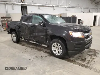 2018 Chevrolet Colorado 4WD LT with VIN 1GCGTCEN9J1316228, listed as a Copart auction lot 55973725 with 54,282 mi miles and Salvage title. Bid and sale history available at DreamBid. Image 4.