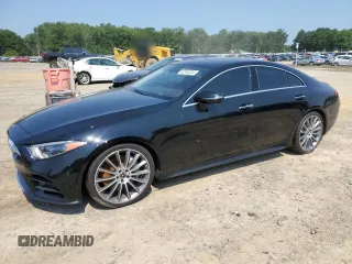 2019 Mercedes-Benz CLS with VIN WDD2J5JB0KA036891, listed as a Copart auction lot 62345224 with 82,404 mi miles and Salvage Title. Bid and sale history available at carsss.com. Image 1.