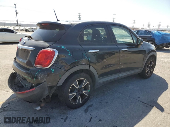 2016 FIAT 500X Easy with VIN ZFBCFXBT1GP477763, listed as a Copart auction lot 61653045 with 114,447 mi miles and Salvage title. Bid and sale history available at DreamBid. Image 3.