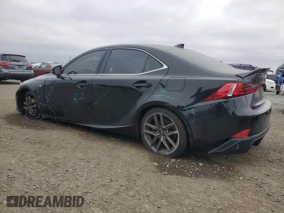 2014 Lexus IS 350 with VIN JTHBE1D2XE5013066, listed as a Copart auction lot 59711195 with 67,179 mi miles and Salvage title. Bid and sale history available at DreamBid. Image 2.
