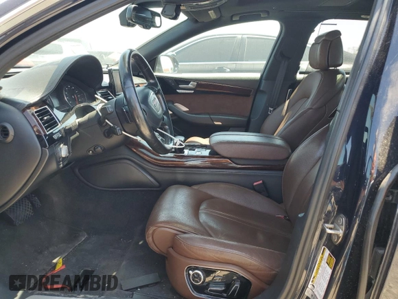 2014 Audi A8 4.0T with VIN WAUR2AFD6EN002571, listed as a Copart auction lot 52285445 with 164,521 mi miles and Clean Title. Bid and sale history available at DreamBid. Image 8.