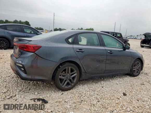 2021 Kia Forte GT-Line с VIN 3KPF34AD4ME405981, выставлен на аукционе Copart как лот 59432195 с пробегом 47 019 миль миль и Списание • Salvage title. История ставок и продаж доступна на DreamBid. Изображение 3.