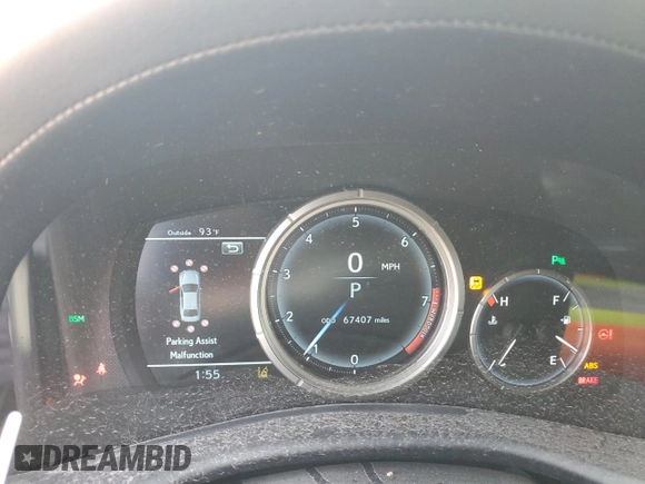 2016 Lexus GS 350 with VIN JTHBZ1BL5GA005709, listed as a Copart auction lot 63246824 with 67,407 mi miles and Salvage Title. Bid and sale history available at carsss.com. Image 9.