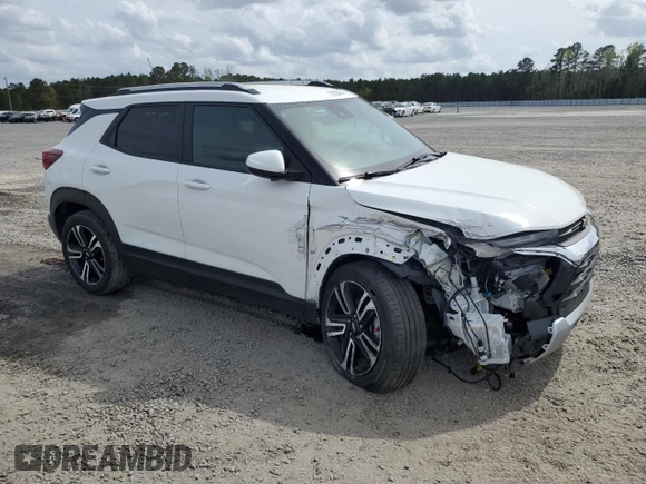 2023 Chevrolet TrailBlazer LT with VIN KL79MPSL1PB117853, listed as a Copart auction lot 51922405 with 43,253 mi miles and Salvage Title. Bid and sale history available at DreamBid. Image 4.