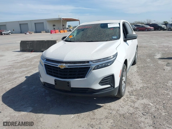 2024 Chevrolet Equinox LS with VIN 3GNAXHEG9RL298768, listed as a IAAI auction lot 41829973 with 10,897 mi miles. Bid and sale history available at carsss.com. Image 12.