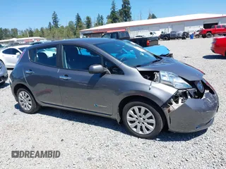 2016 Nissan LEAF S with VIN 1N4AZ0CP1GC303841, listed as a IAAI auction lot 42686655 with 82,690 mi miles and . Bid and sale history available at DreamBid. Image 14.
