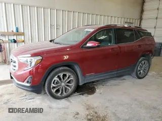 2020 GMC Terrain SLT with VIN 3GKALPEX9LL208769, listed as a Copart auction lot 50051835 with 17,498 mi miles and Salvage Title. Bid and sale history available at carsss.com. Image 1.