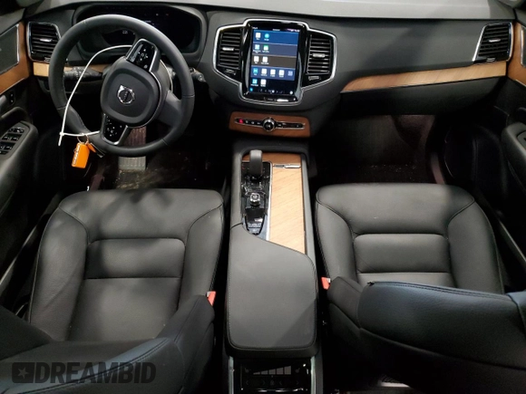 2024 Volvo XC90 Plus Bright Theme with VIN YV4L12PE9R1240823, listed as a Copart auction lot 55363595 with 14,348 mi miles and Salvage Title. Bid and sale history available at DreamBid. Image 8.