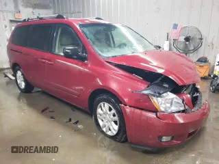 2008 Kia Sedona EX with VIN KNDMB233786244220, listed as a Copart auction lot 44936015 with 180,373 mi miles and Non Repairable. Bid and sale history available at carsss.com. Image 4.