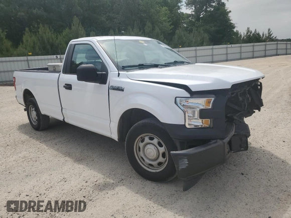 2017 Ford F-150 XL with VIN 1FTMF1CF2HKE54711, listed as a Copart auction lot 55502395 with 86,587 mi miles and Salvage title. Bid and sale history available at DreamBid. Image 4.