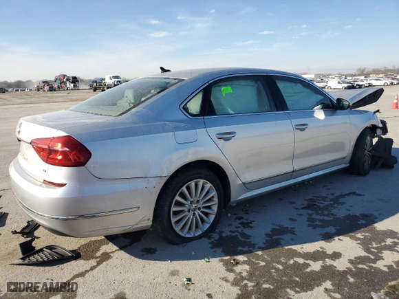 2016 Volkswagen Passat 1.8T SE w/Technology with VIN 1VWBS7A38GC032608, listed as a Copart auction lot 46024555 with 0 mi miles and Salvage Title. Bid and sale history available at carsss.com. Image 3.