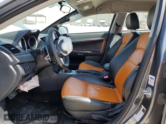 2010 Mitsubishi Lancer Ralliart z VIN JA32V6FV0AU030074, wystawiony jako Copart lot #52625195 z przebiegiem 140 543 mil mil oraz Szkoda całkowita • Salvage title. Historia ofert i sprzedaży dostępna na DreamBid. Obrazek 7.