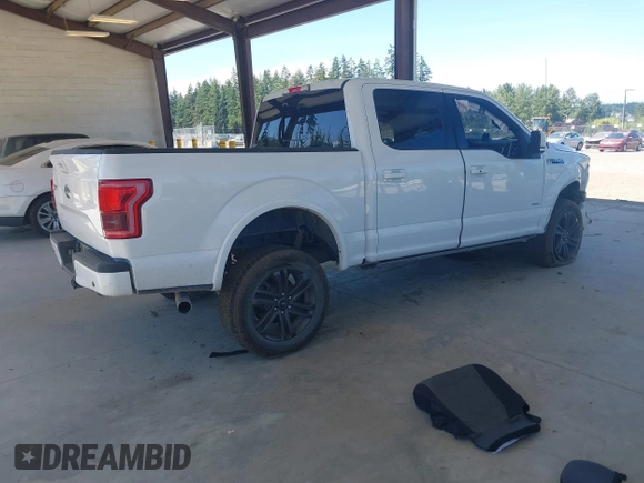 2017 Ford F-150 XL with VIN 1FTEW1EGXHFA37307, listed as a IAAI auction lot 42709550 with 89,499 mi miles and . Bid and sale history available at DreamBid. Image 4.
