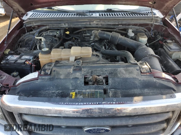 2004 Ford F-250 XL with VIN 1FTNX21L14EC45372, listed as a Copart auction lot 43745835 with 288,130 mi miles and Salvage title. Bid and sale history available at DreamBid. Image 11.