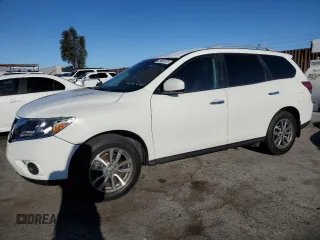 2016 Nissan Pathfinder S with VIN 5N1AR2MN5GC665783, listed as a Copart auction lot 49469725 with 99,647 mi miles and Salvage title. Bid and sale history available at DreamBid. Image 1.