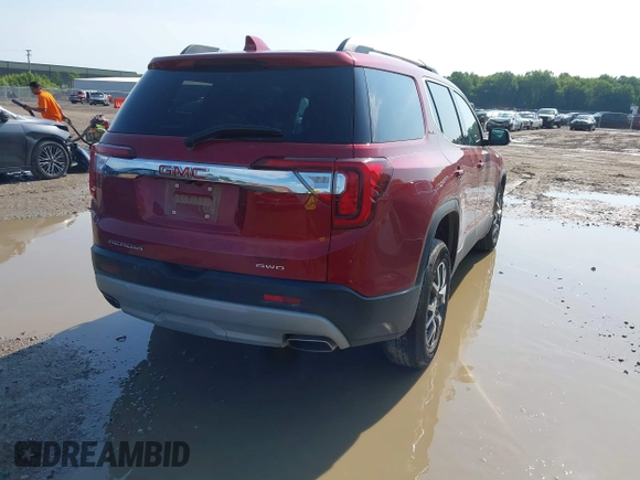 2020 GMC Acadia SLE with VIN 1GKKNRLS9LZ222083, listed as a IAAI auction lot 42552979 with 21,669 mi miles and . Bid and sale history available at DreamBid. Image 4.
