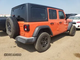2018 Jeep Wrangler Unlimited Sport S с VIN 1C4HJXDN2JW246657, выставлен на аукционе Copart как лот 60331945 с пробегом 61 071 миль миль и Списание • Salvage title. История ставок и продаж доступна на DreamBid. Изображение 3.
