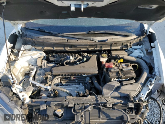 2016 Nissan Rogue SV with VIN KNMAT2MV1GP668064, listed as a Copart auction lot 48707235 with 130,599 mi miles and Salvage Title. Bid and sale history available at carsss.com. Image 12.