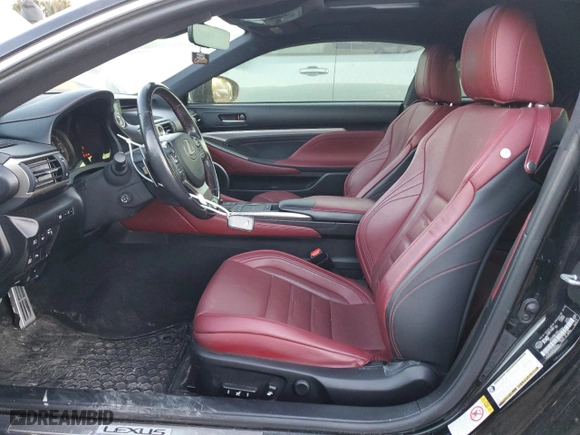 2018 Lexus RC with VIN JTHSZ5BC2J5008784, listed as a Copart auction lot 87394834 with 108,075 mi miles and Clean Title. Bid and sale history available at carsss.com. Image 7.