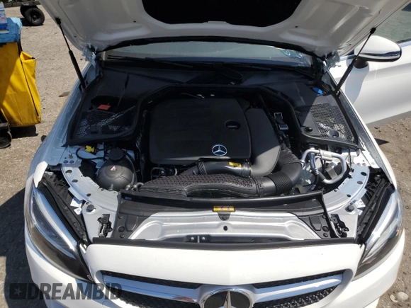 2023 Mercedes-Benz C 300 with VIN W1KWJ8DB1PG128546, listed as a Copart auction lot 69975884 with Not Provided miles and Salvage Title. Bid and sale history available at DreamBid. Image 11.