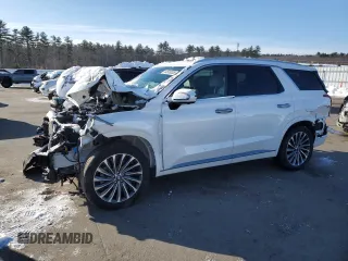 2024 Hyundai Palisade Calligraphy z VIN KM8R7DGE0RU703708, wystawiony jako Copart lot #44910535 z przebiegiem 11 350 mil mil oraz Szkoda całkowita • Salvage title. Historia ofert i sprzedaży dostępna na DreamBid. Obrazek 1.
