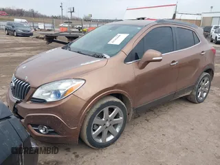 2016 Buick Encore Leather with VIN KL4CJCSB6GB553593, listed as a IAAI auction lot 41582660 with 95,713 mi miles and . Bid and sale history available at carsss.com. Image 17.
