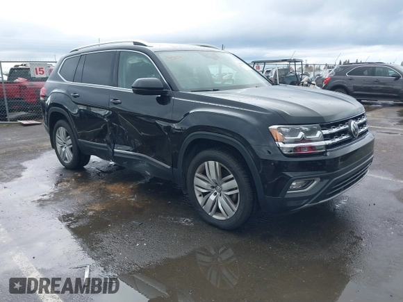 2018 Volkswagen Atlas SEL Premium z VIN 1V2NR2CA5JC533259, wystawiony jako IAAI lot #41799476 z przebiegiem 49 616 mil mil oraz . Historia ofert i sprzedaży dostępna na DreamBid. Obrazek 1.
