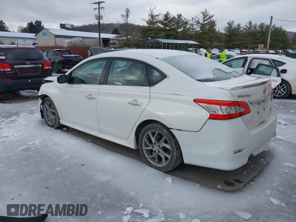 2013 Nissan Sentra FE+ S with VIN 3N1AB7AP3DL607413, listed as a IAAI auction lot 41538420 with 140,783 mi miles and . Bid and sale history available at DreamBid. Image 3.
