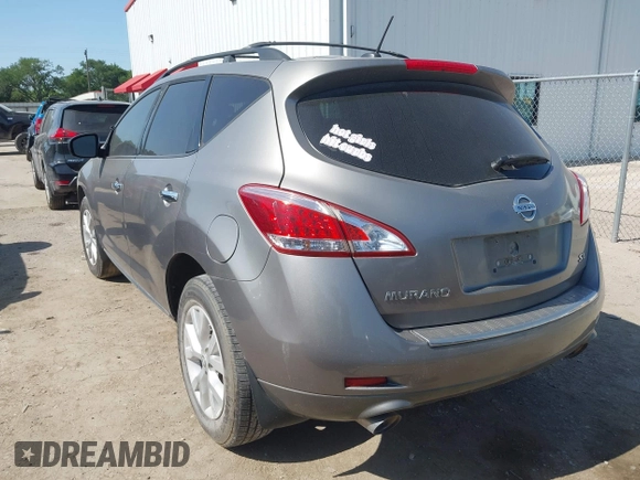 2011 Nissan Murano LE with VIN JN8AZ1MU1BW069278, listed as a IAAI auction lot 41988910 with 129,425 mi miles and . Bid and sale history available at DreamBid. Image 3.