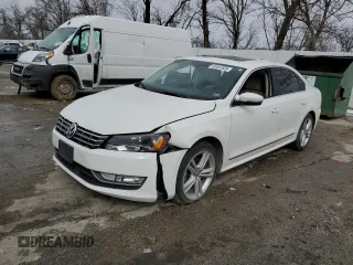 2015 Volkswagen Passat 2.0L TDI SEL Premium with VIN 1VWCV7A34FC093870, listed as a Copart auction lot 45587835 with 0 mi miles and Salvage Title. Bid and sale history available at carsss.com. Image 1.