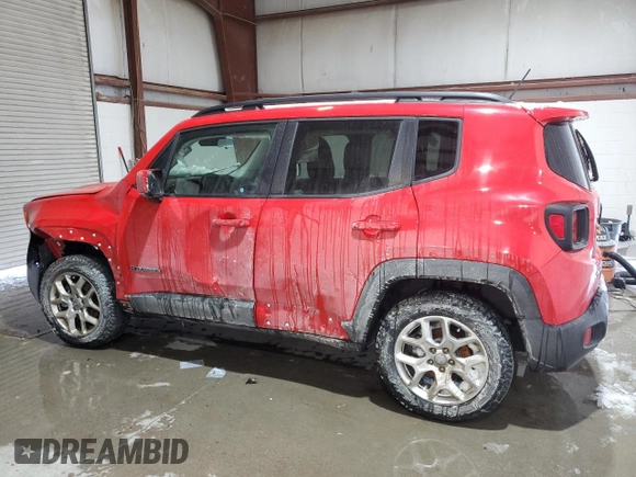 2016 Jeep Renegade Latitude with VIN ZACCJBBT7GPC57884, listed as a Copart auction lot 45362775 with 115,002 mi miles and Salvage Title. Bid and sale history available at carsss.com. Image 2.