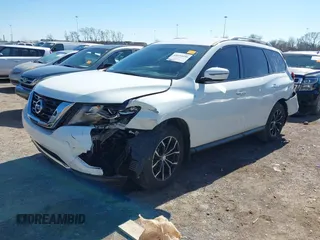 2020 Nissan Pathfinder S with VIN 5N1DR2AN8LC608330, listed as a IAAI auction lot 41637490 with 86,946 mi miles. Bid and sale history available at carsss.com. Image 17.