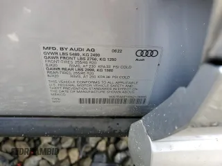 2022 Audi Q5 S line Premium Plus with VIN WA1EAAFY6N2134605, listed as a Copart auction lot 59351045 with 30,479 mi miles and Salvage title. Bid and sale history available at DreamBid. Image 13.